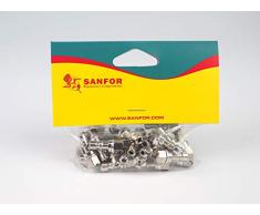 Sanfor 71018 - Camino regolabile, in acciaio