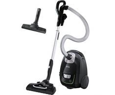 AEG VX8 – 4-eco Aspirapolvere con sacchetto silenzioso, colore: nero ebano [classe di efficienza energetica A]