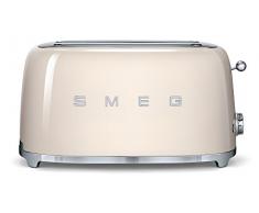 Smeg Tostapane TSF02CREU, 1500 W, acciaio inossidabile, 2 Scomparti, crema