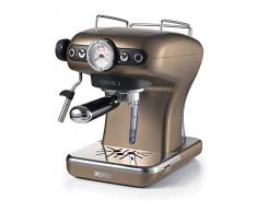 Ariete 1389/16 Macchina per caffè Espresso Polvere e Cialda, 850 W, Bronzo