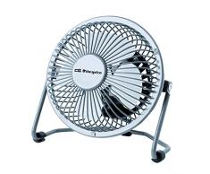Orbegozo PW 1020 – Mini ventilatore da tavolo, 10 cm grigio