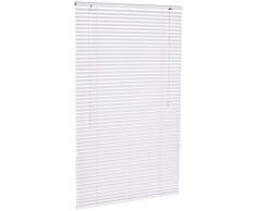 AmazonBasics - Tenda veneziana in alluminio, 80 x 130 cm, Bianco