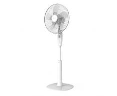Cecotec Ventilatore a piantana ForceSilence 1010 ExtremeFlow. 10 pale (40Cm), 6 velocità, altezza regolabile, timer fino 15 ore, telecomando, 60 W