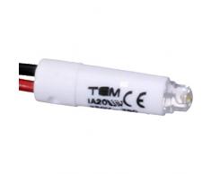 TEM Serie Modulo Illuminazione LED 230 V Ac/Dc 0,4 W, Blu
