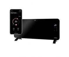 Princess Termoconvettore Vetro Smart 342000 - Controllo con App - 2000 W – Nero