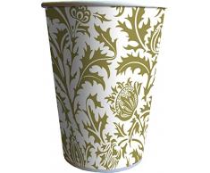 Procos- Bicchieri Plastica 200 ml, Royal Flower, 8 Pezzi, Multicolore, PR80707