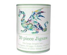 Louise Tate Illustration 714953348163 - Seghetto da 20 pezzi, motivo: drago