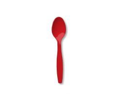 Creative Convertting Cucchiaio Plastica Rosso Classic Red, Taglia Unica