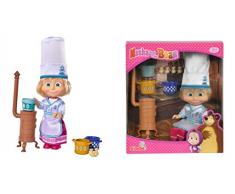 Simba 109301987 - Bambola Masha Cuoca, 12 cm