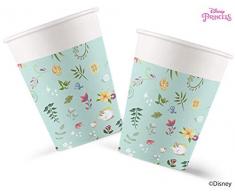 Procos- Bicchiere Carta 200 ml True Princess, Multicolore, 5PR88959