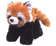 Wild Republic Hugems Plush, Red Panda Cuddly Soft Toy 18 cm Peluche a Forma Rosso, Colore, 16247