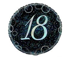45,7 cm Glitz blu palloncini in alluminio per ° compleanno
