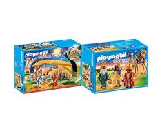 Playmobil 9494 Giocattolo Presepe Illuminato, Multicolore, 9494 & 9497 Giocattolo Re Magi