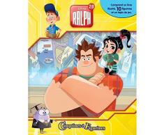 Phidal- Cofanetto Disney Ralph 2, con 1 Libro in cartoncino, 10 Personaggi e 1 Tappeto da Gioco, 9782764344620, Multicolore