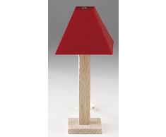 Kahlert Luce 10258 - Mini Doll Accessori - Lampada da Terra, Ombra, Rosso