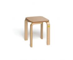 Erzi- Sgabello Stool 35 in Legno di Betulla Sagomata, Multicolore, 50033