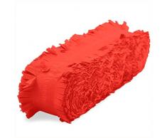 Ghirlanda di carta crespa rossa 6 o 24 metri - 24 metri