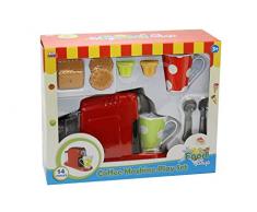 Kidz Corner- Macchina caffè e Accessori Coffee Set, Multicolore, 438801