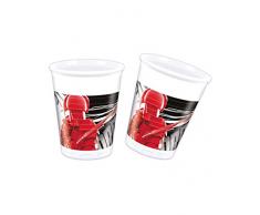 Procos- Bicchiere Plastica 200 Ml Star Wars Episode 8, Multicolore, 5PR88550