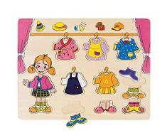 Bino 88110 - Puzzle Legno Guardaroba