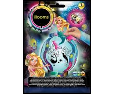 ILLOOMS, set di 1 palla LED luminosa, sirena fai da te, multicolore