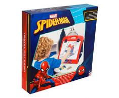 Unbekannt Sambro SPE-4218 - Tavolo da Viaggio con Molti Accessori, Marvel Spiderman Evergreen, Multicolore