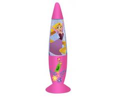 Joy Toy 68908 Disney Rapunzel LED Glitzer Lava lampada 6 x 6 x 18 cm in confezione blister 10, 5 X 7, 5 X 20, 5 cm – Funziona a batterie