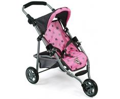 Bayer Chic 2000 612 83 Passeggino Jogging Lola, Passeggino per bambole, stelle grigio