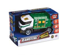 Grandi Giochi- Camion Spazzatura con Luci e Suoni, Multicolore, GG00978