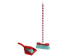 Theo Klein Classic 6370 - Scopa con Bastoncino di Zucchero, 3 Pezzi, Multicolore