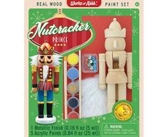 MasterPieces Works of Ahhh - Principe Schiaccianoci, Kit Pittura su Legno, Misura L