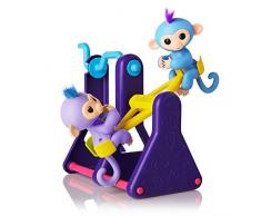 Wow Wee - Fingerlings, Set con Altalena a bilico e Due Scimmiette, 3745