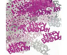 Gifts 4 All Occasions Limited SHATCHI-180 - Coriandoli da tavolo, 14 g, colore: rosa acceso