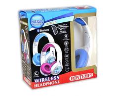 Bontempi – Cuffia con luci: Blu connessione Bluetooth, Colori assortiti, 483000