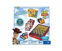 Cardinal Games 6052357 Disney Pixar Toy Story 4 - Casetta da gioco 6 in 1, multicolore