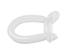 amscan 9905549 - 50 Palloncini in Lattice modellabili Standard E360, Colore: Bianco