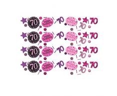 Amscan 9901744, Coriandoli Celebrazione 70 °, Multicolore, 34 g