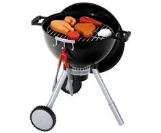 Theo Klein- Weber Barbecue Rotondo One Touch, Giocattolo, Multicolore, 9466