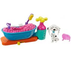 101 Dalmatian Street-La Carica dei 101 Vasca da Bagno con Bolle con Dalmata Dolly e Accessori, Giocattolo per Bambini 5+ Anni, Multicolore, GBM47