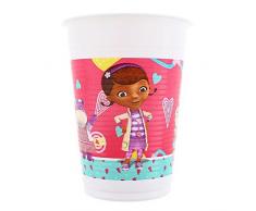 Procos- Bicchiere plastica 200 ml Dottoressa Peluche, Multicolore, 1 Unità (Confezione da 1), 5PR84937