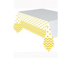 Amscan International - 571492 - 09 - 1,37 x 2,6 m Chevron plastica tovaglia
