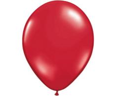 Palloncini rosso rubino - 100 pezzi