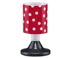 Kahlert Luce 10483 - Mini Doll Accessori - Base Lampada da Tavolo in Metallo, plastica Ombra