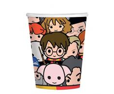 Amscan International 9905192 - Bicchieri di carta, motivo: Harry Potter, 266 ml