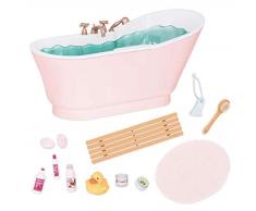Our Generation- Bath And Vasca da Bagno Giocattolo Bubble Set, Colore Vario, BD37473Z