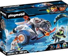 Playmobil Top Agents - Slitta Corazzata dello Spy Team con Luci e Suoni, dai 6 Anni, 70231