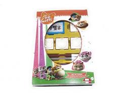 Multiprint Box 4 Timbri per Bambini 44 Gatti, 100% Made in Italy, Set Timbrini Bimbi Personalizzati, in Legno e Gomma Naturale, Inchiostro Lavabile Atossico, Idea Regalo, Art.27986