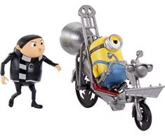 MINIONS-La Super Bici di Gru Interattivo con Accessori, Giocattolo per Bambini 4 + Anni, GMF15