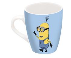 MINIONS Tazza Mug a barile, in Confezione Regalo, Colore: Blu/Giallo