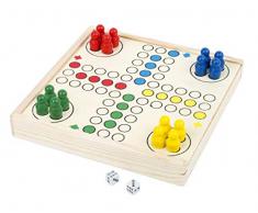Ludo da viaggio gioco in legno